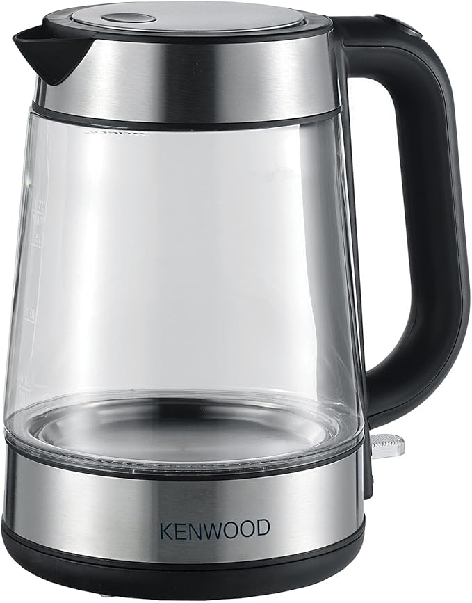 غلاية زجاجية كهربائية من كينوود، سعة 1.7 لتر، 2200 وات -KENWOOD Glass Kettle