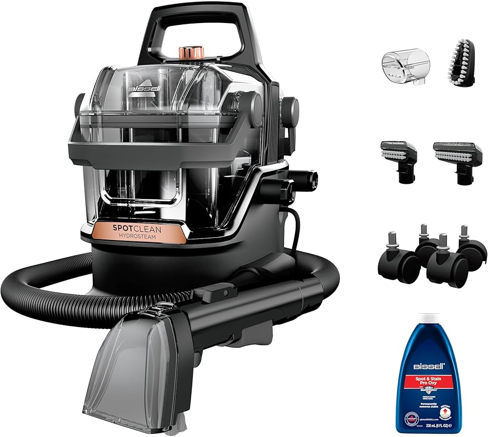BISSELL SpotClean HydroSteam 3700E. سبوت كلين هيدروستيم المنظف العميق المحمول