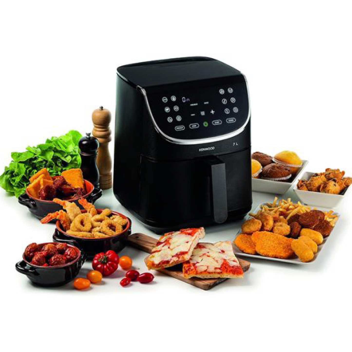 Kenwood HFP80قلايه هوائيه كينوود، بقوة 1800 وات، سعة 7 لتر