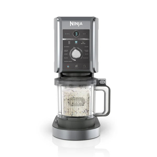 Ninja CREAMi Deluxe 10-in-1 Ice Cream and Frozen Drink Maker NC501UK صانعة الايس كريم نينجا
