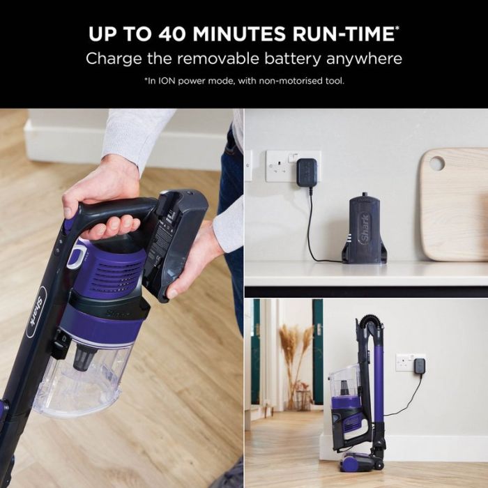 مكنسة كهربائية لاسلكية IZ202UKT Shark Cordless Stick Vacuum Cleaner