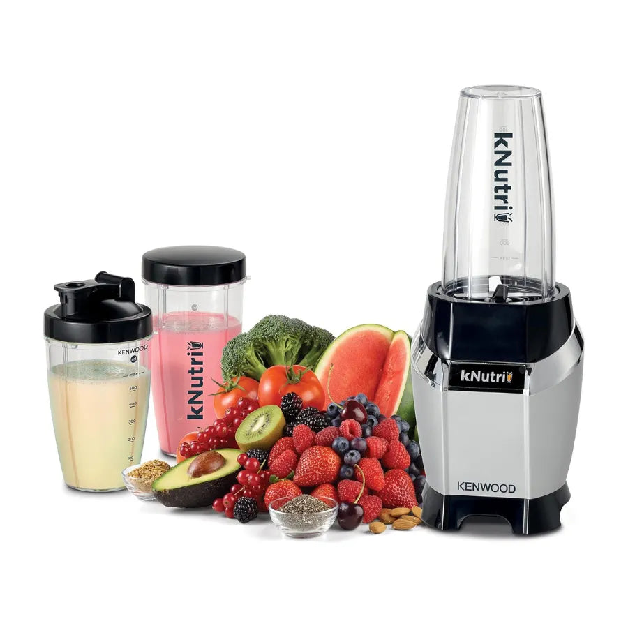 Kenwood Personal Smoothie Blender with 3 To-Go Bottles BSP70.560SI