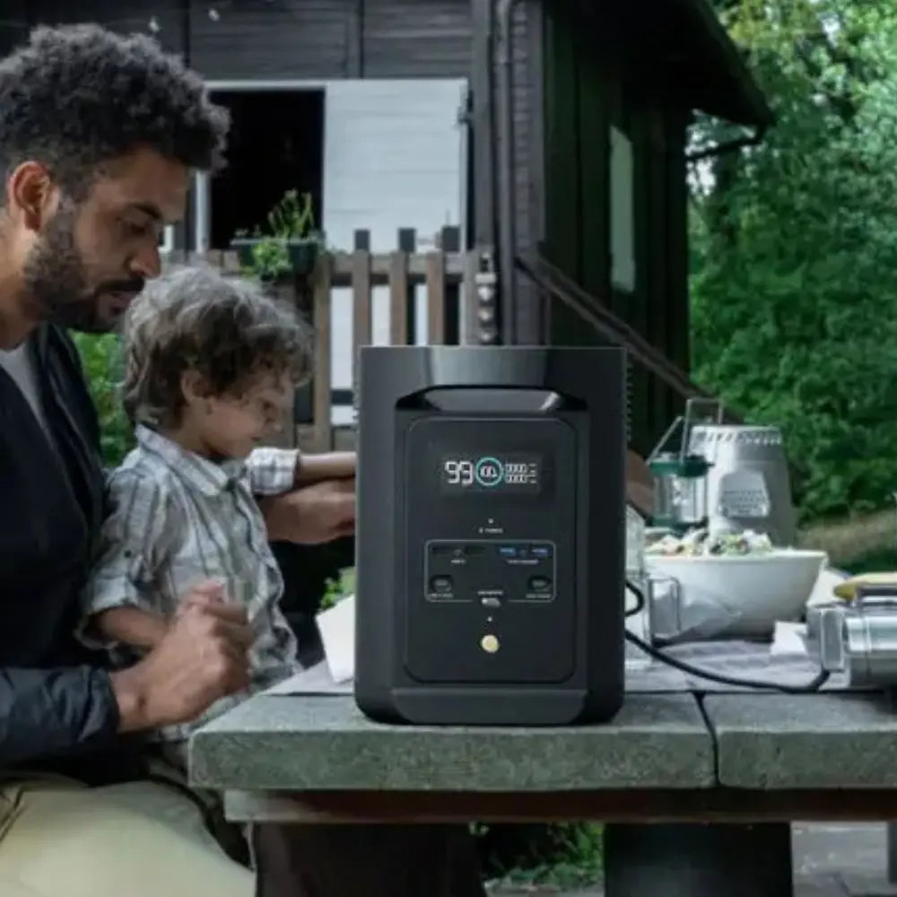 EcoFlow DELTA 2 Black E980 Portable Power Station 980Wh 500W