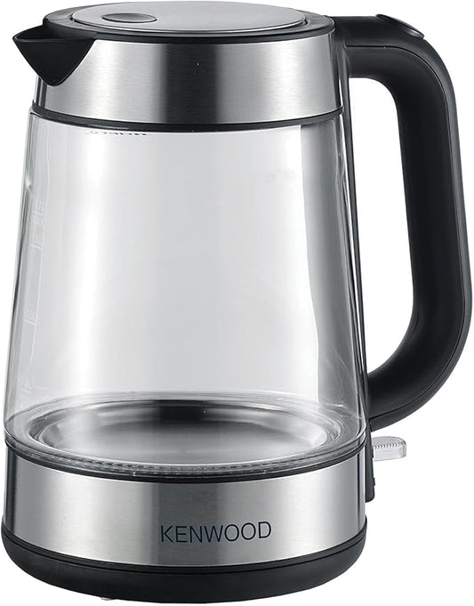 غلاية زجاجية كهربائية من كينوود، سعة 1.7 لتر، 2200 وات -KENWOOD Glass Kettle