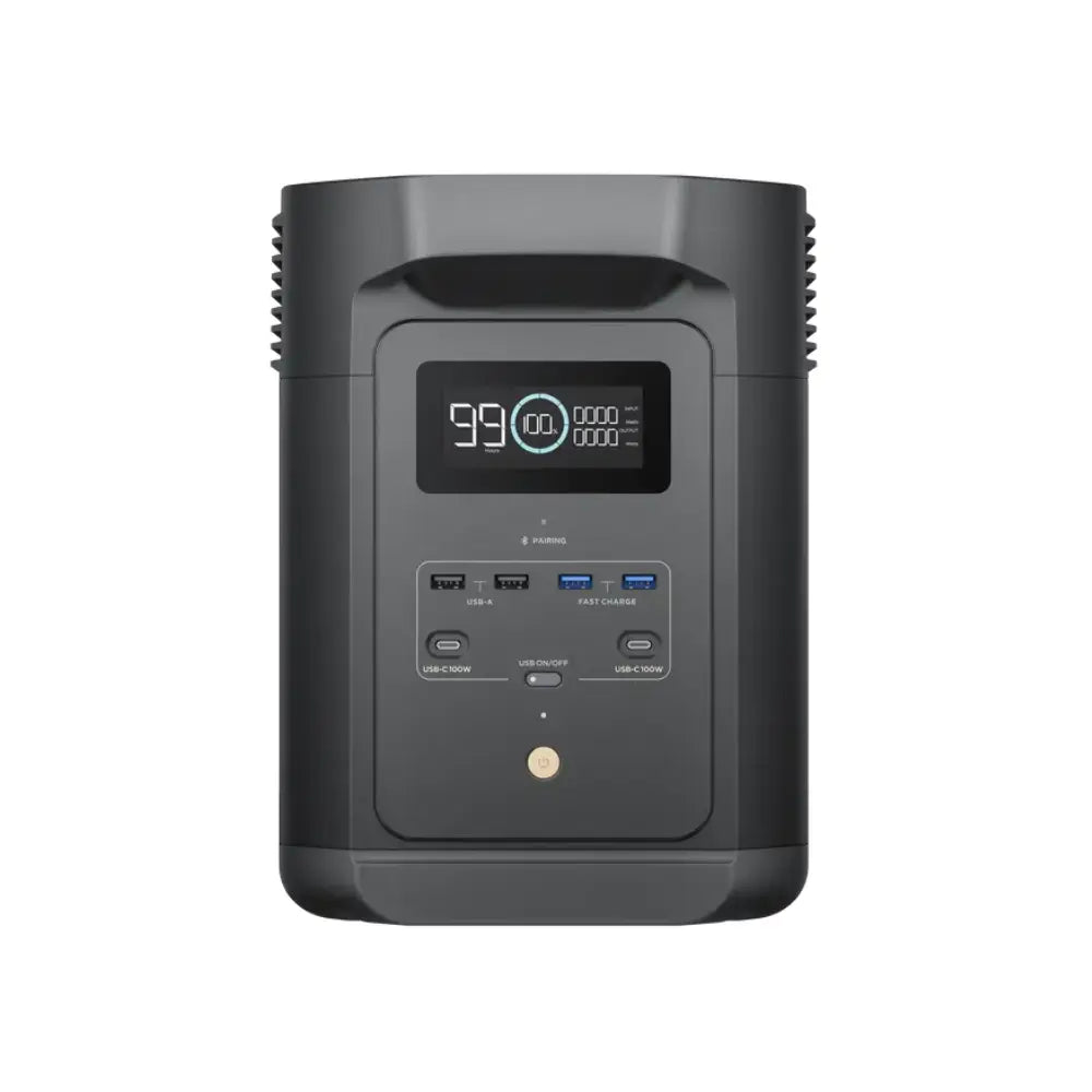 EcoFlow DELTA 2 Black E980 Portable Power Station 980Wh 500W