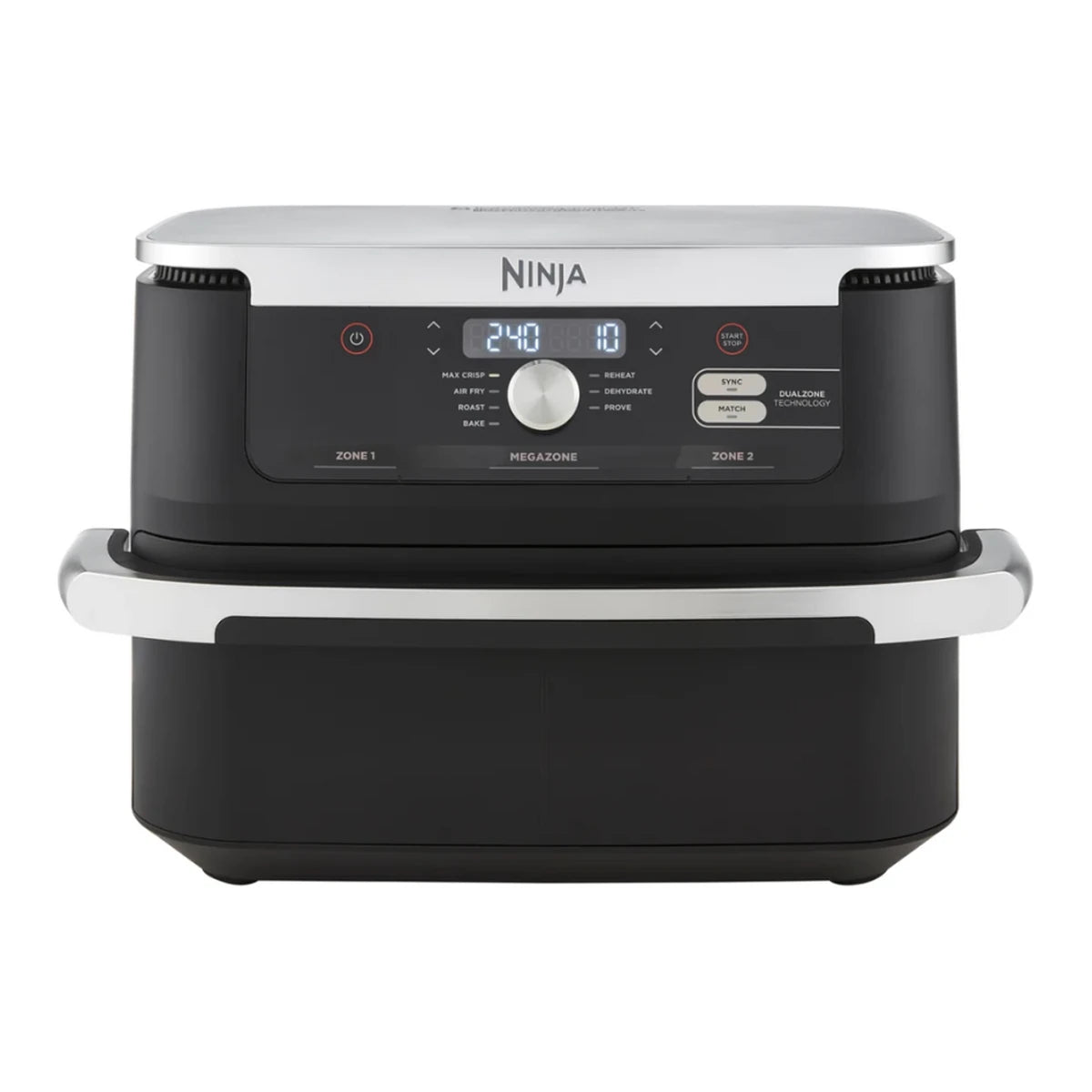 Ninja Foodi FlexDrawer XL dual air fryer 10.4L AF500ME front view
