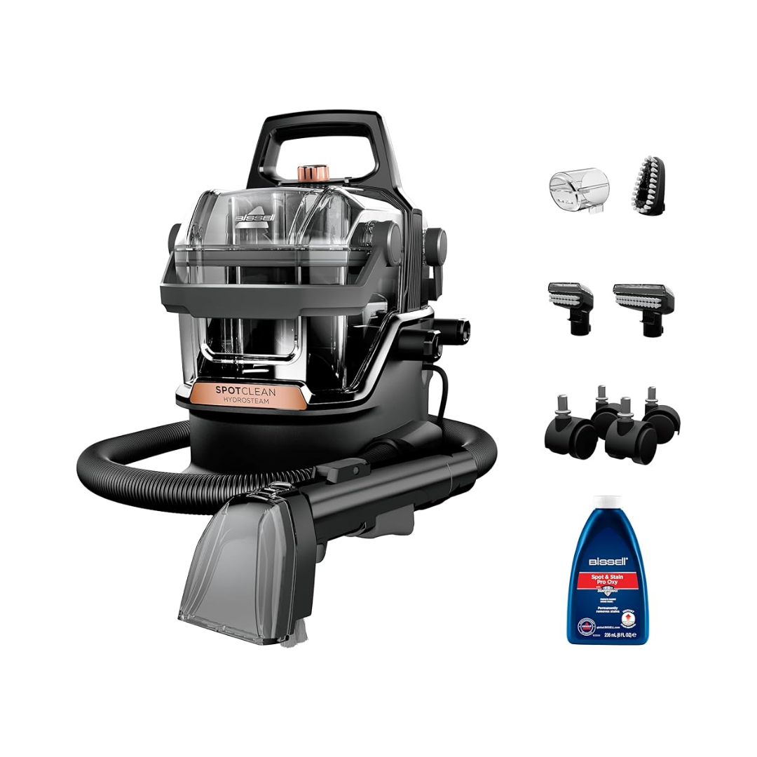 BISSELL SpotClean HydroSteam 3700E Portable Deep Cleaner