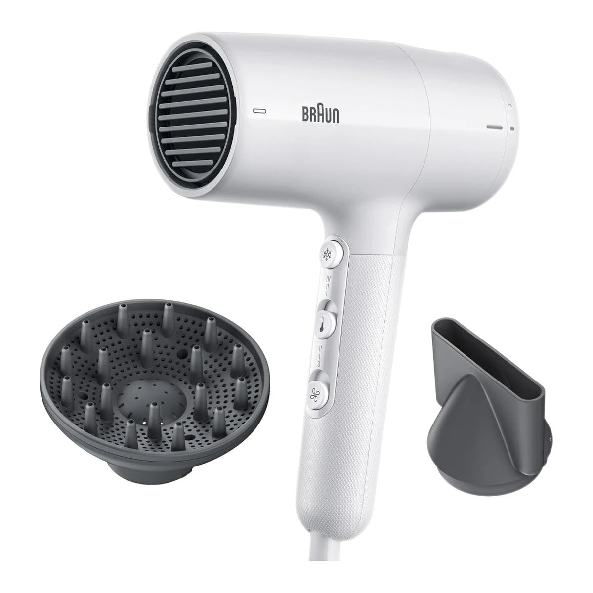 Braun HD2.26 hair dryer with attachments