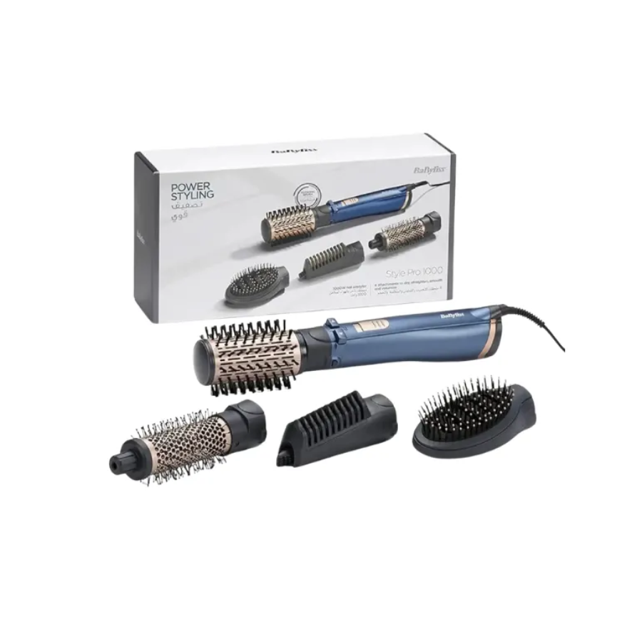 BaByliss Hair Styler 1000W with 4 Attachments – Versatile Styling Tool
