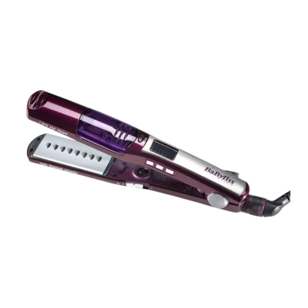 Babyliss ST395SDE Steam Hair Straightener Nano Titanium