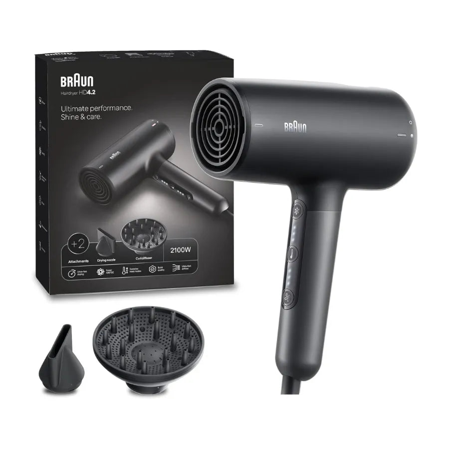 Braun Hair Dryer 2100W with Touch Electronic Control Model HD425