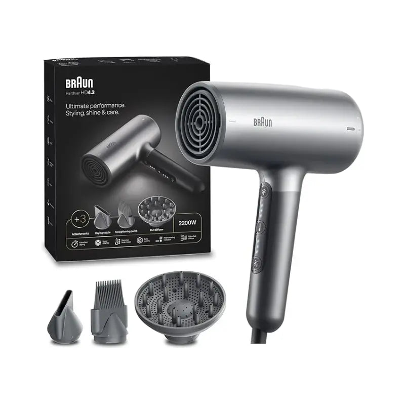 Braun Ultimate Performance Hair Dryer 2200W with Touch Control Model HD435
