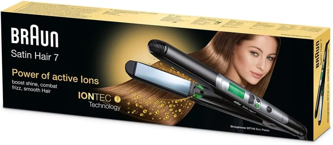 Braun Satin Hair 7 Hair Straightener with IONTEC Technology Model ST710