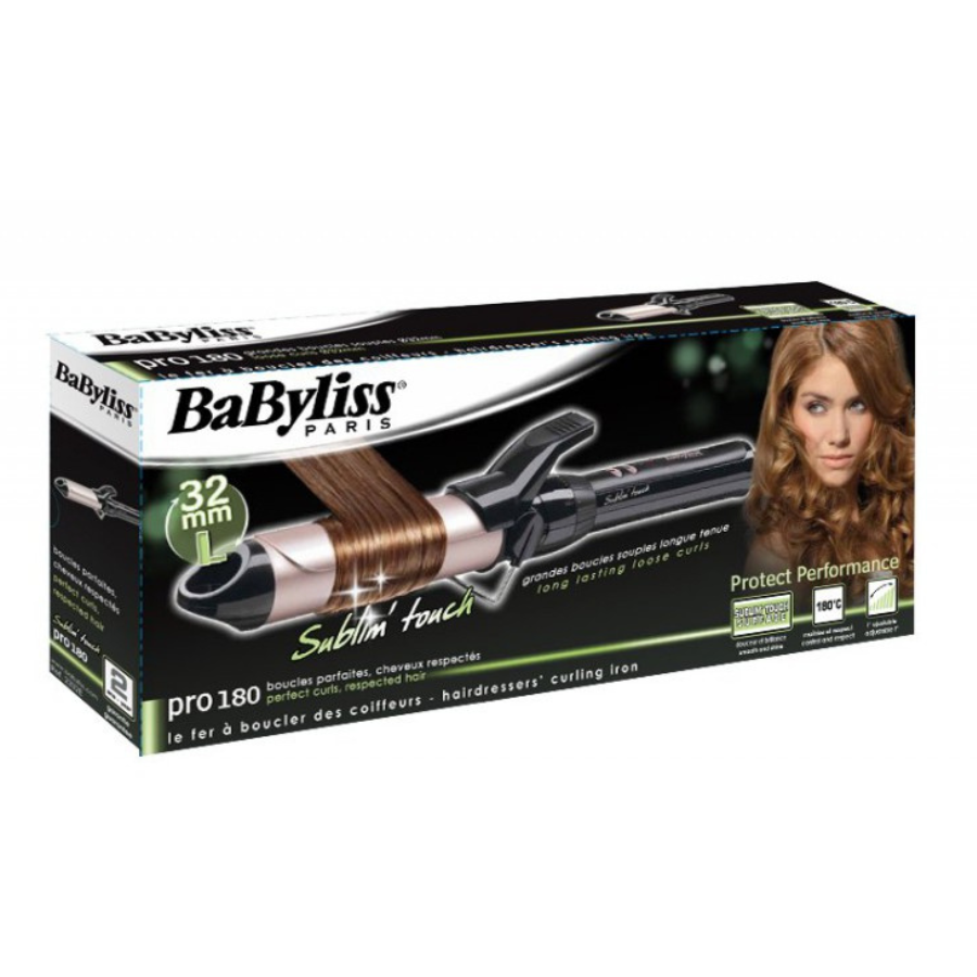 مكواة تجعيد الشعر بابي ليس C332 بقطر 32 مم