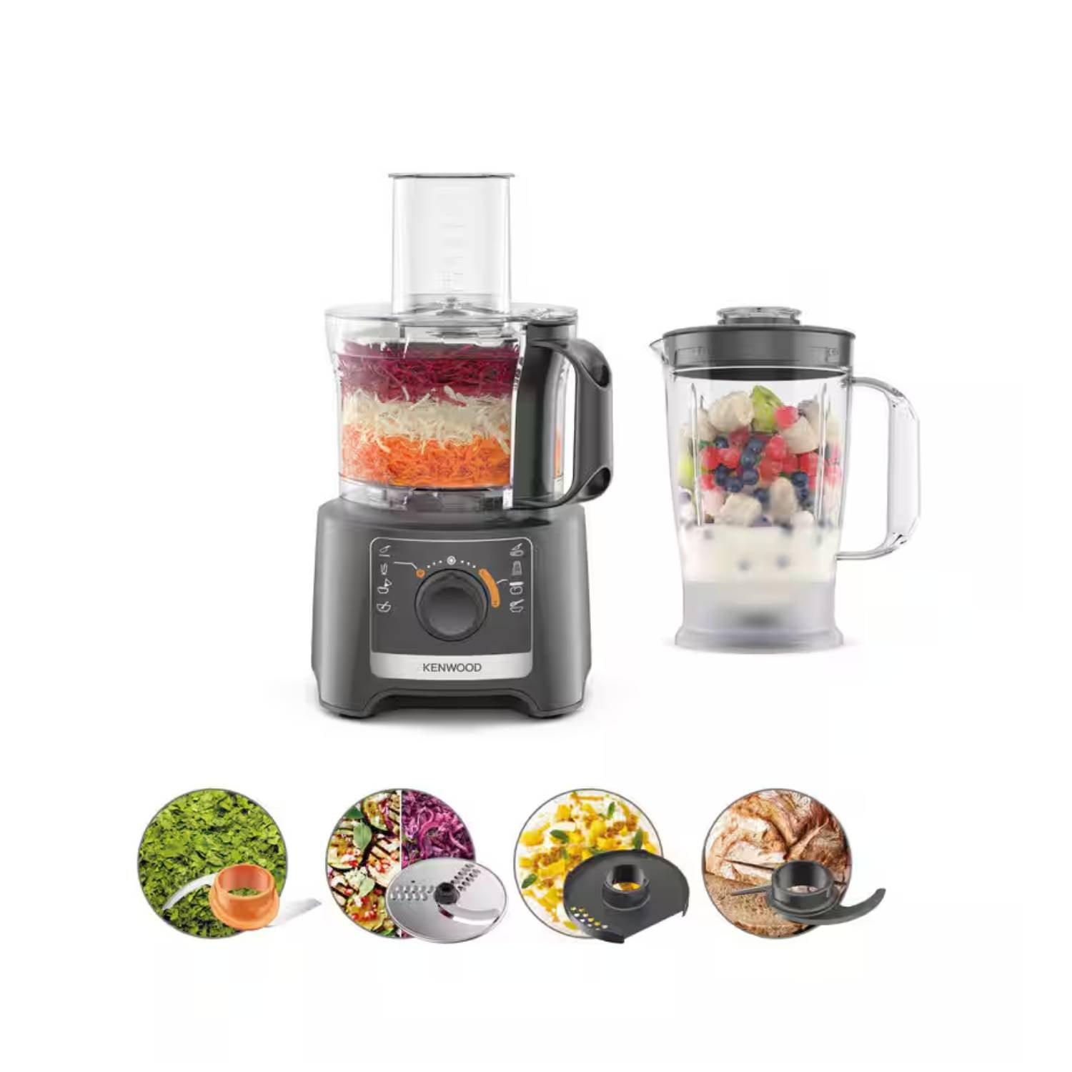 Kenwood Food Processor with Blender 750W FDP05.80GY