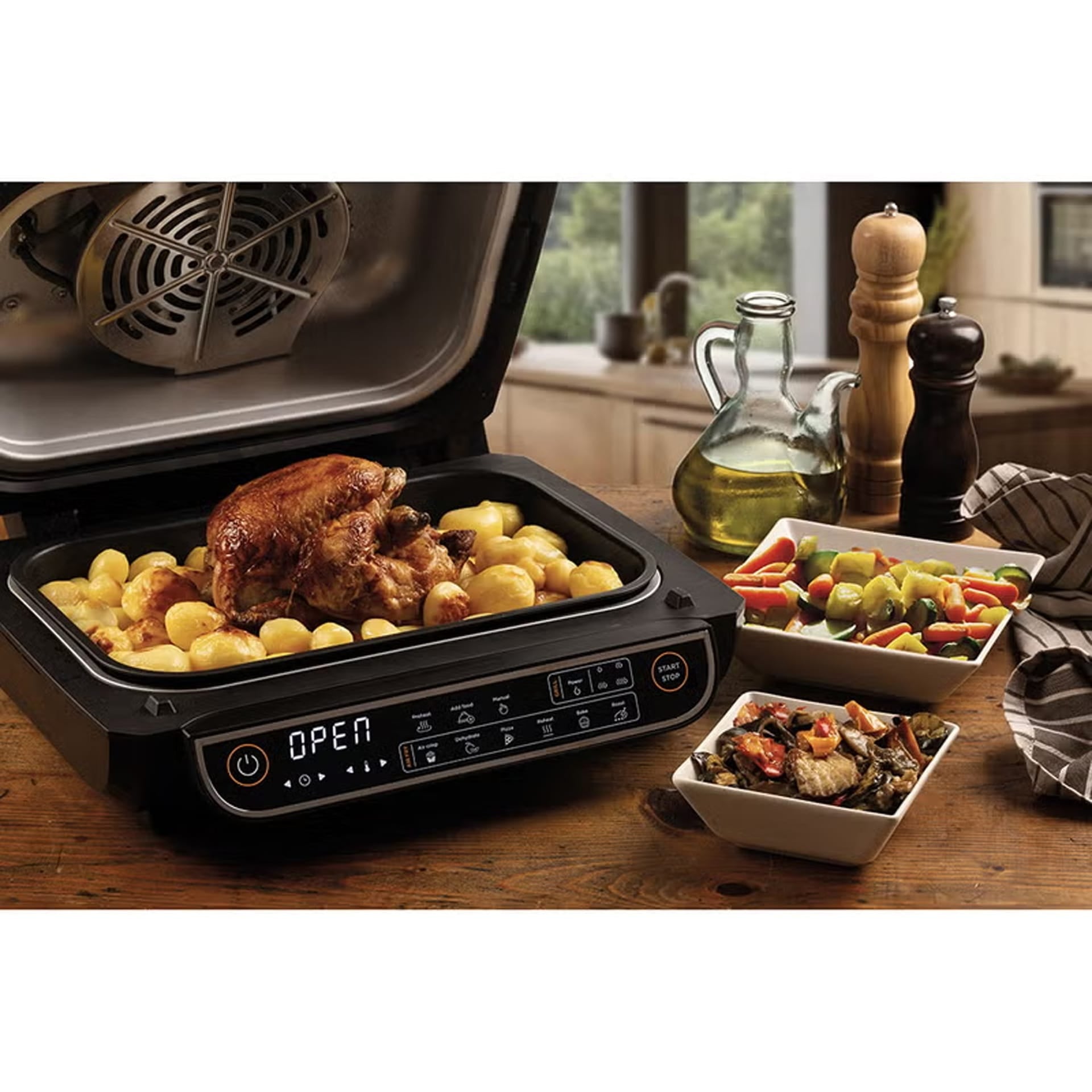 Kenwood XL Digital Smart Air Fryer Grill 8L GHF40.000BK