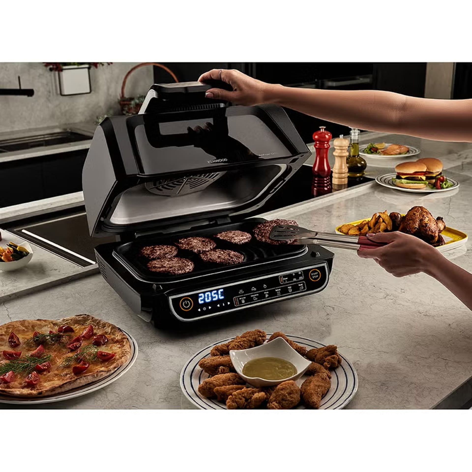 Kenwood XL Digital Smart Air Fryer Grill 8L GHF40.000BK
