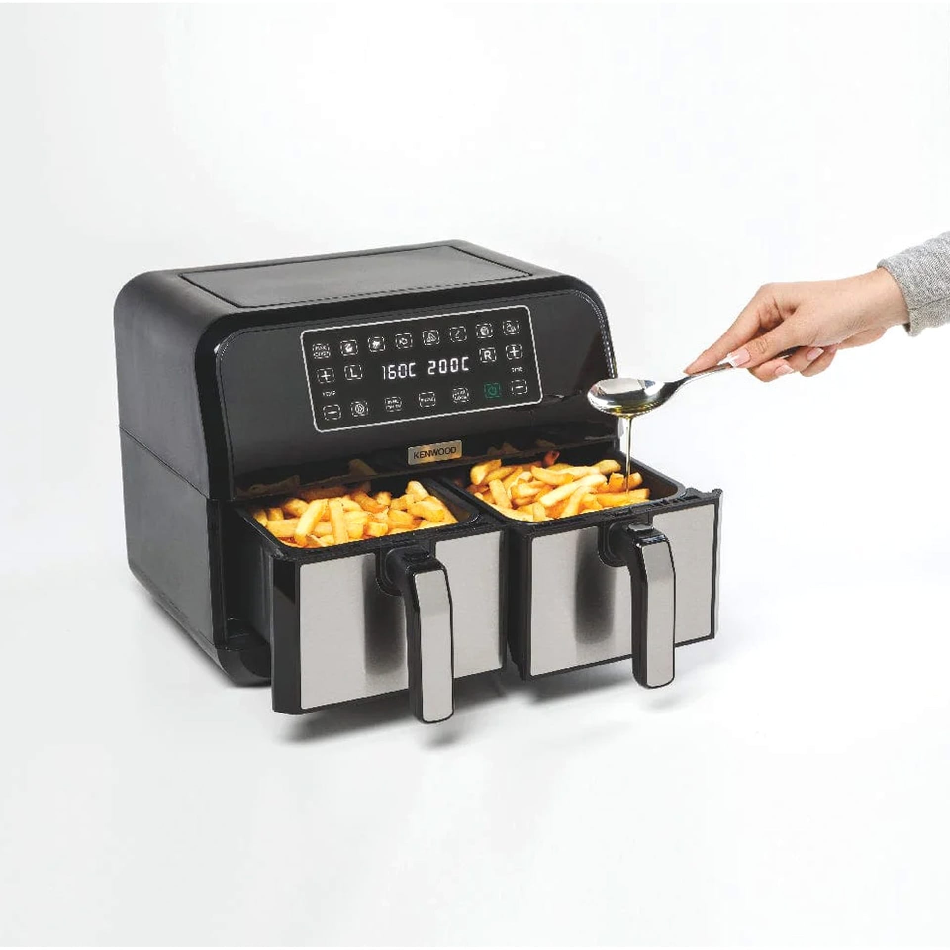 Kenwood Dual Air Fryer 8L HFM75.000MB