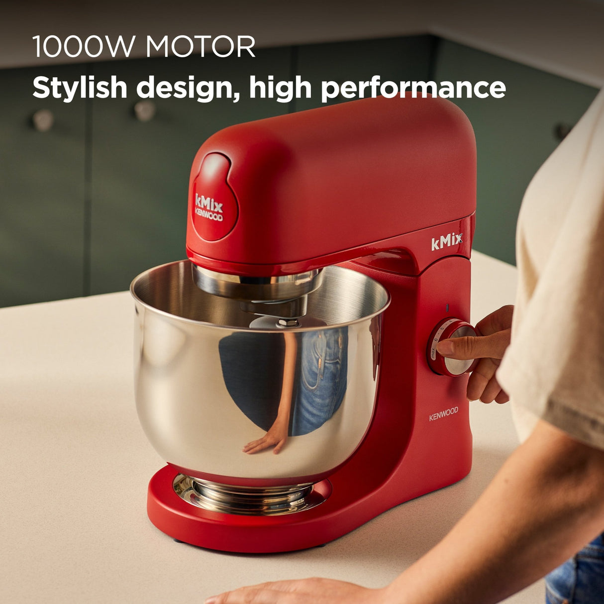 Kenwood kMix Stand Mixer Matt Red 1000W KMX751ARD