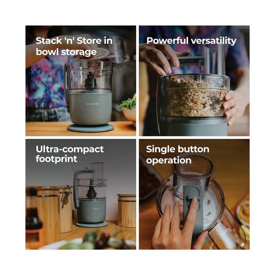 Kenwood MultiPro Go FDP22.130GY Compact Food Processor