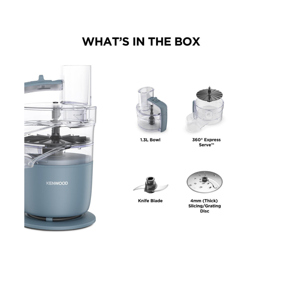 Kenwood MultiPro Go FDP22.130GY Compact Food Processor