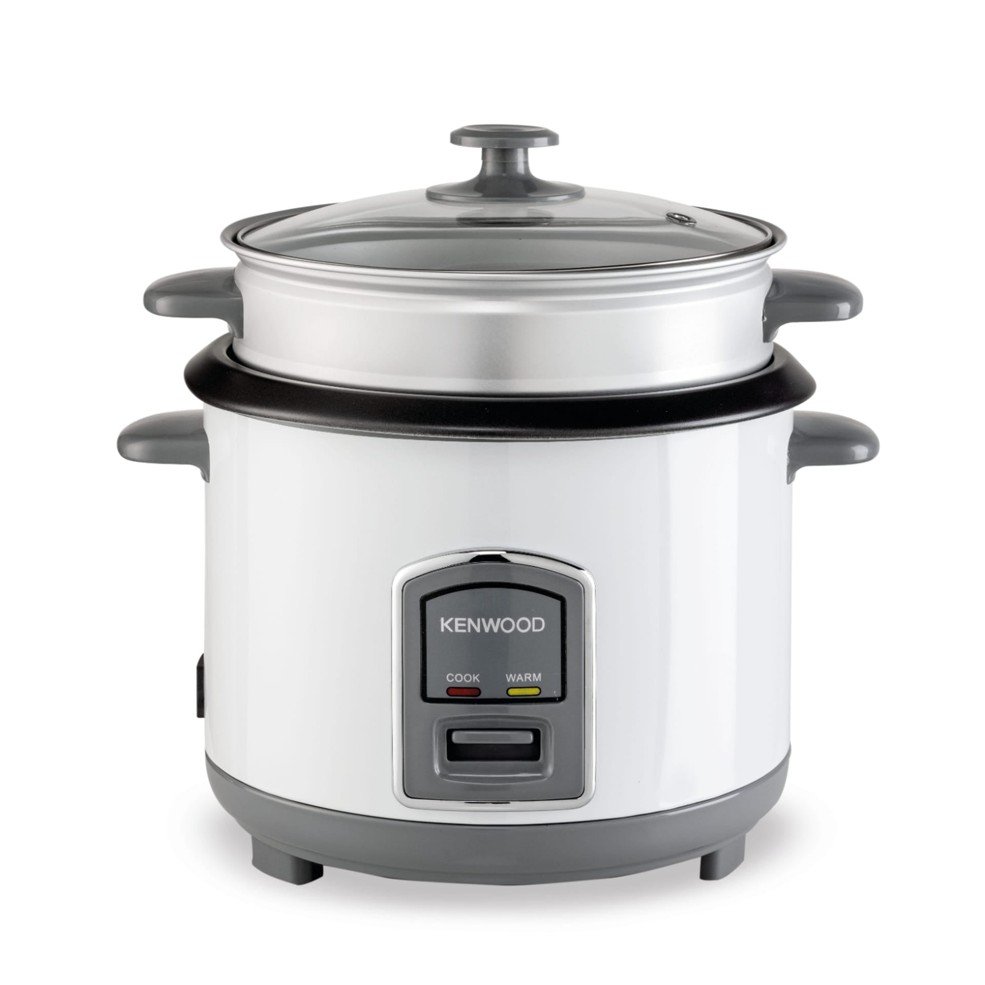 Kenwood 2-in-1 Rice Cooker with Steamer 1.8L RCM18.000WH