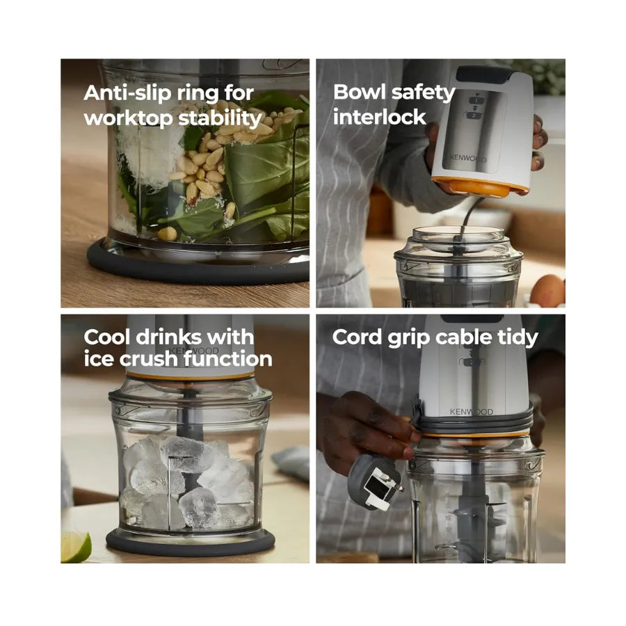 Kenwood Easy Chop Food Chopper 500W 0.5L Model CHP61.200WH