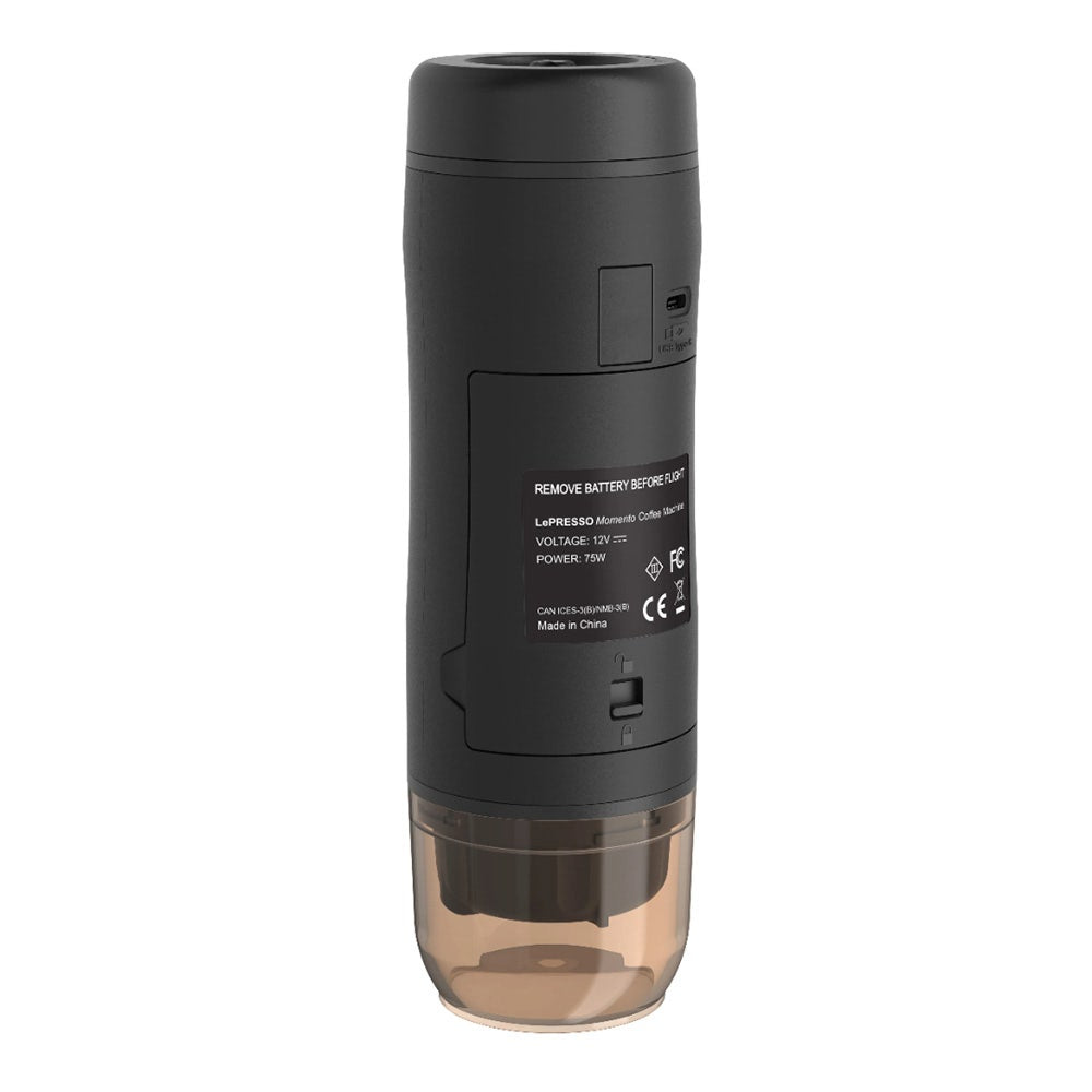 LePresso Momento 2.0 Portable Espresso Machine Nespresso Compatible LPPESSMBK
