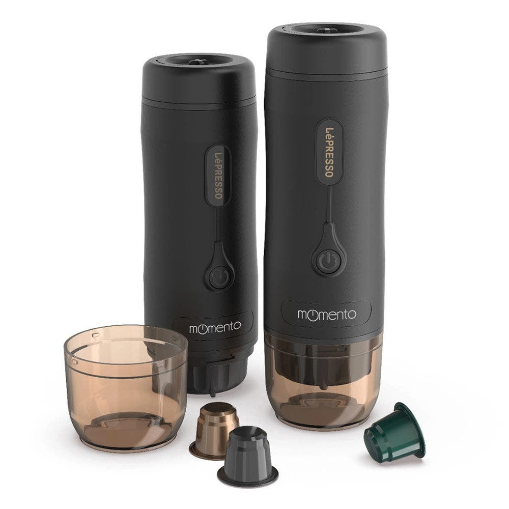 LePresso Momento 2.0 Portable Espresso Machine Nespresso Compatible LPPESSMBK