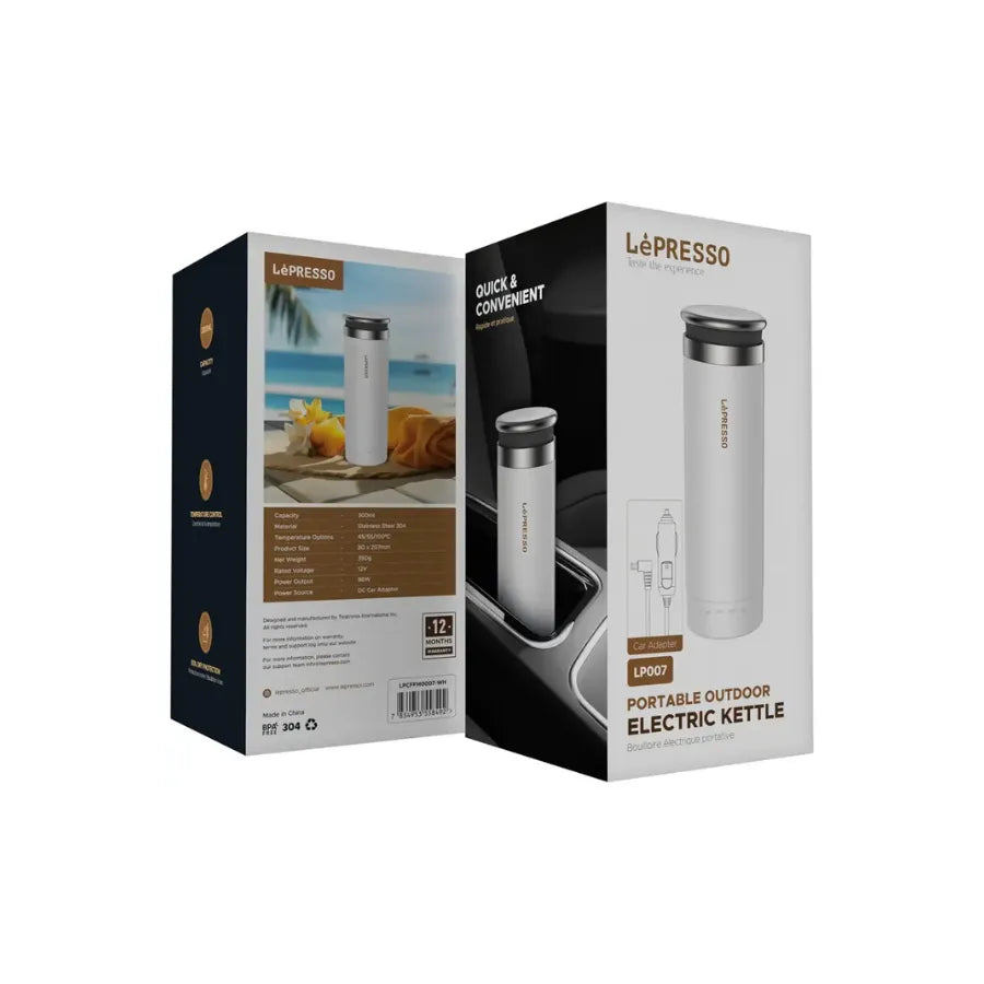 LePresso Portable Outdoor Electric Kettle – 300ml