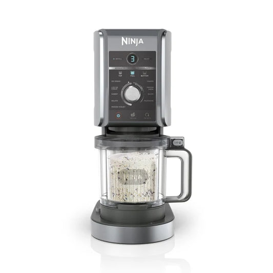 Ninja CREAMi Deluxe 10-in-1 Ice Cream and Frozen Drink Maker NC501UK صانعة الايس كريم نينجا