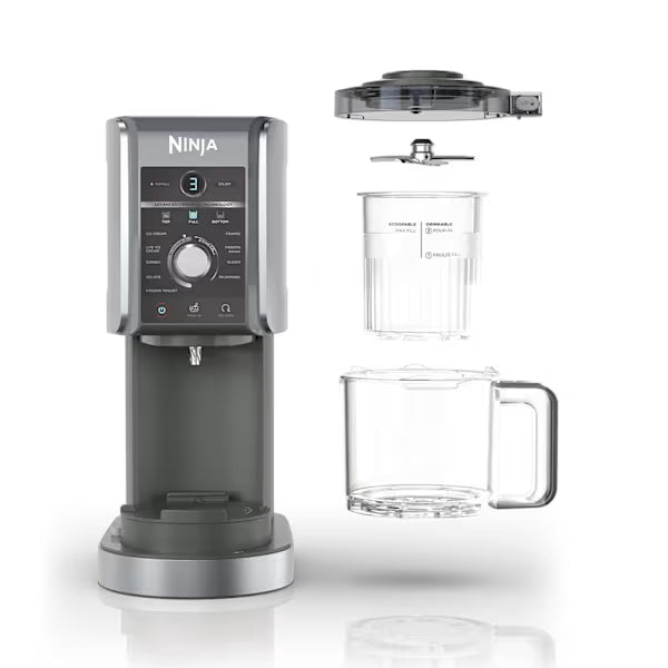 Ninja CREAMi Deluxe 10 in 1 Ice Cream and Frozen Drink Maker 709ml Model NC501UK
