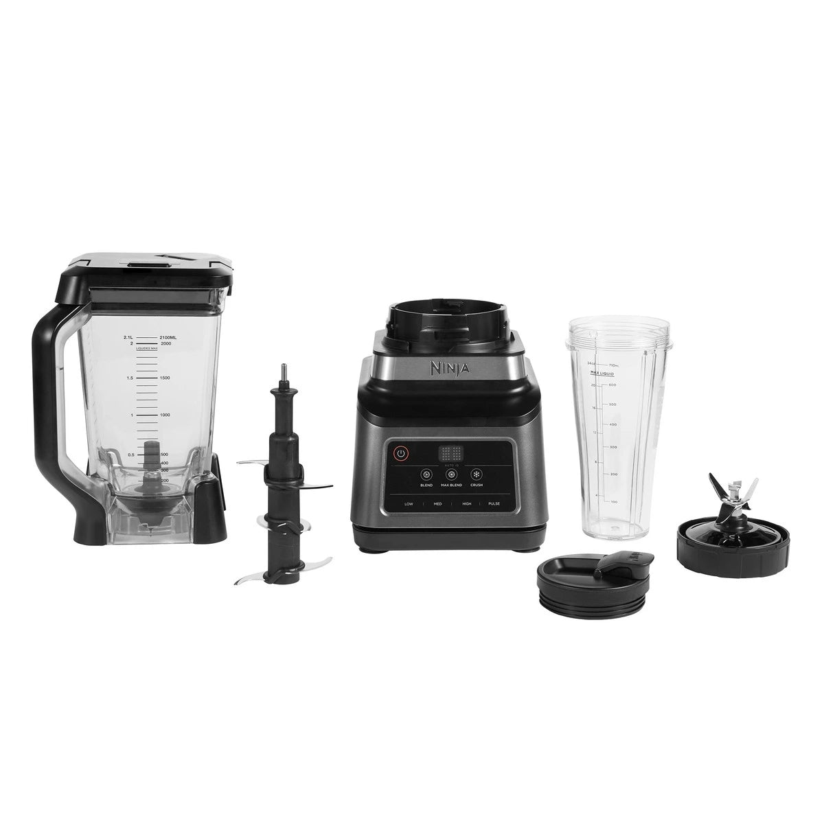 Ninja BN750ME blender complete set with jug, cup, and blades | طقم خلاط نينجا كامل مع الإبريق والكوب والشفرات
