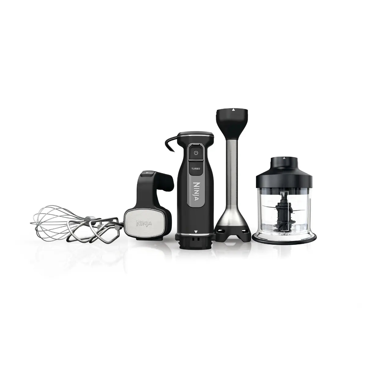 Ninja Foodi 3-in-1 Hand Blender, Mixer & Chopper CI100ME | 850W, خلاط يدوي نينجا Foodi 3 في 1 مع مفرمة وخفاقة | 850 واط CI100ME