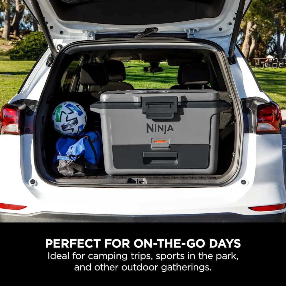 Ninja FrostVault 47L cooler FP151 outdoor ice box | صندوق تبريد نينجا فروست فولت 47 لتر للرحلات