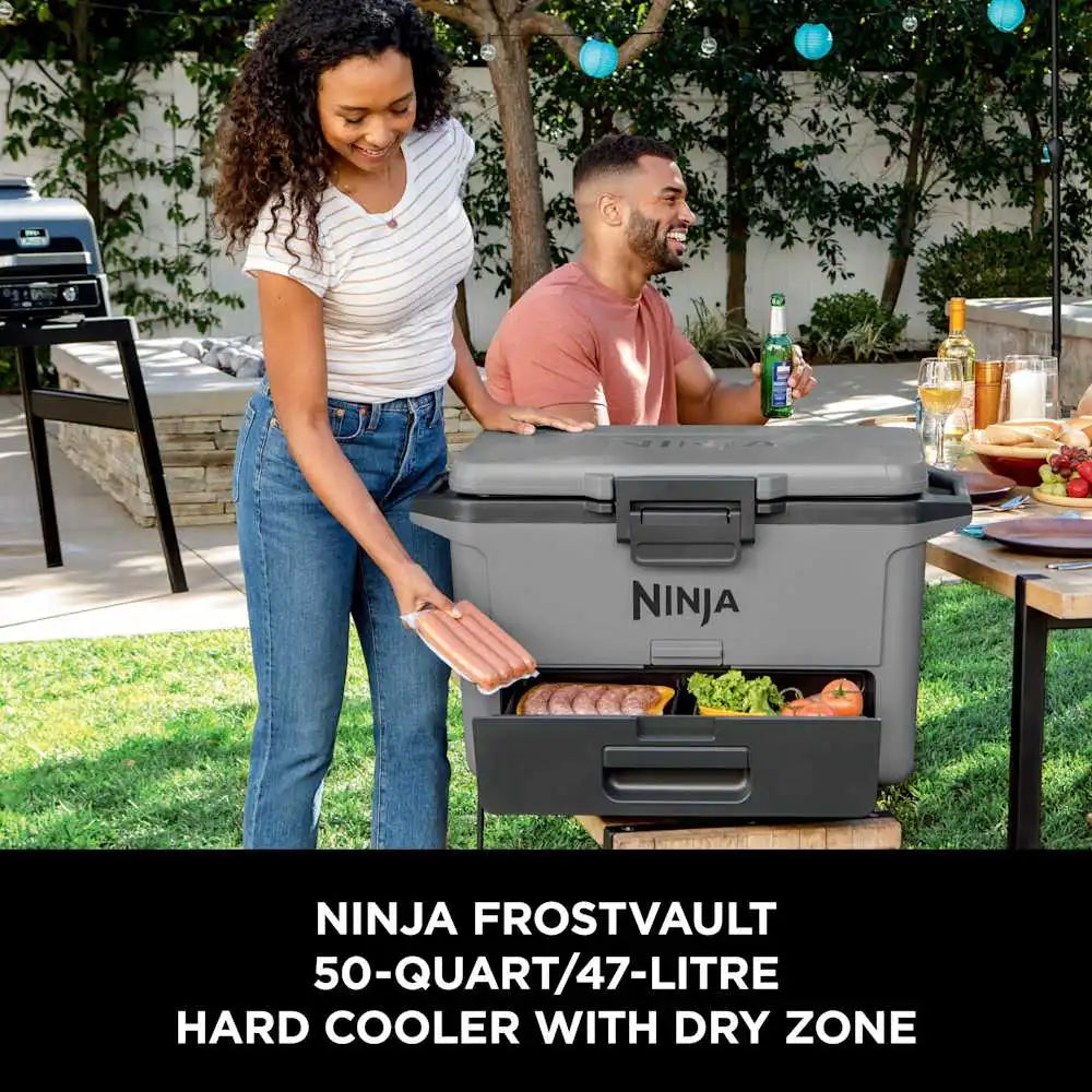 Ninja FrostVault 47L cooler FP151 outdoor ice box | صندوق تبريد نينجا فروست فولت 47 لتر للرحلات