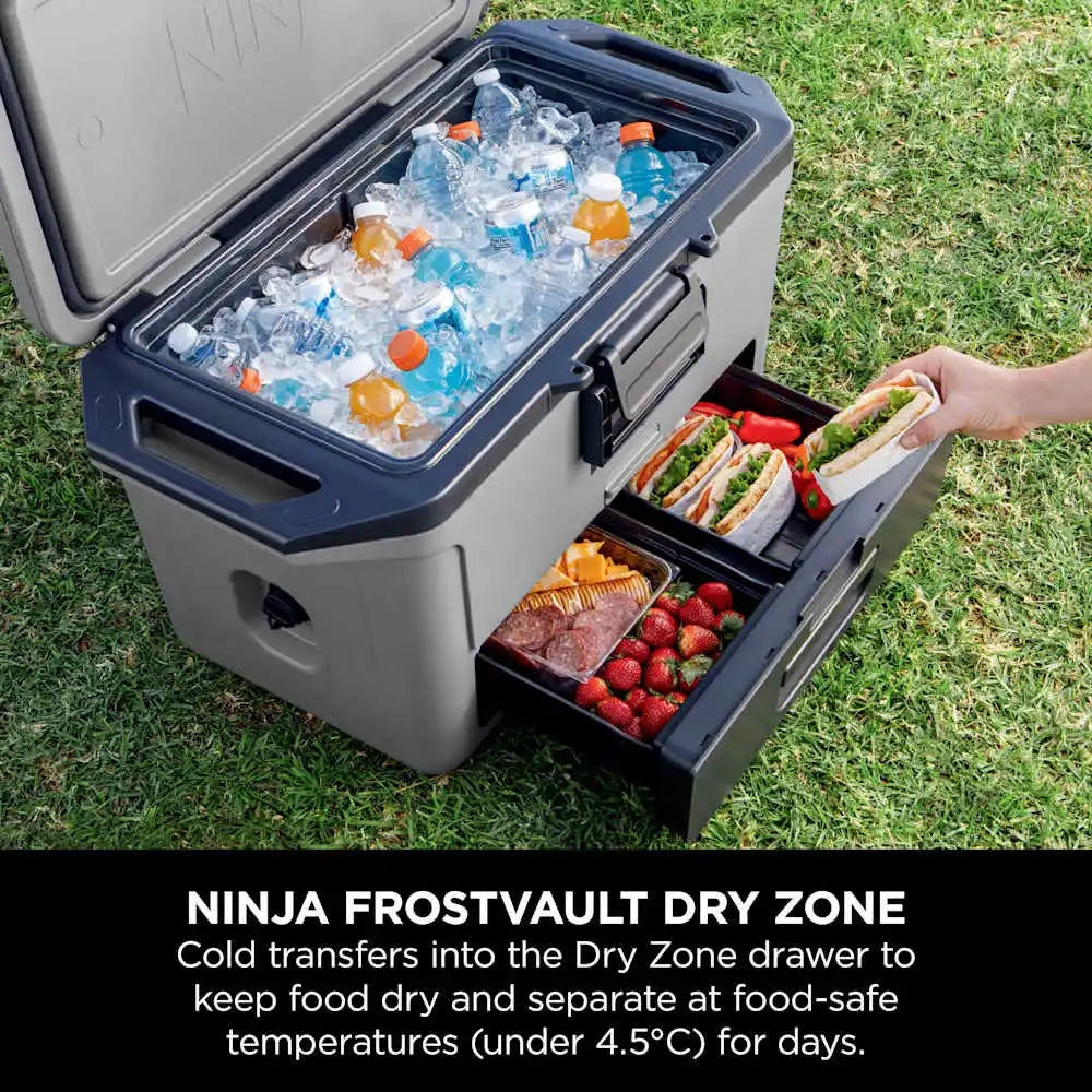 Ninja FrostVault 47L cooler FP151 outdoor ice box | صندوق تبريد نينجا فروست فولت 47 لتر للرحلات
