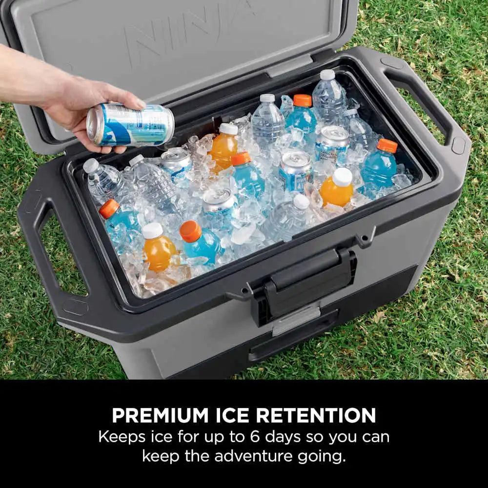 Ninja FrostVault 47L cooler FP151 outdoor ice box | صندوق تبريد نينجا فروست فولت 47 لتر للرحلات