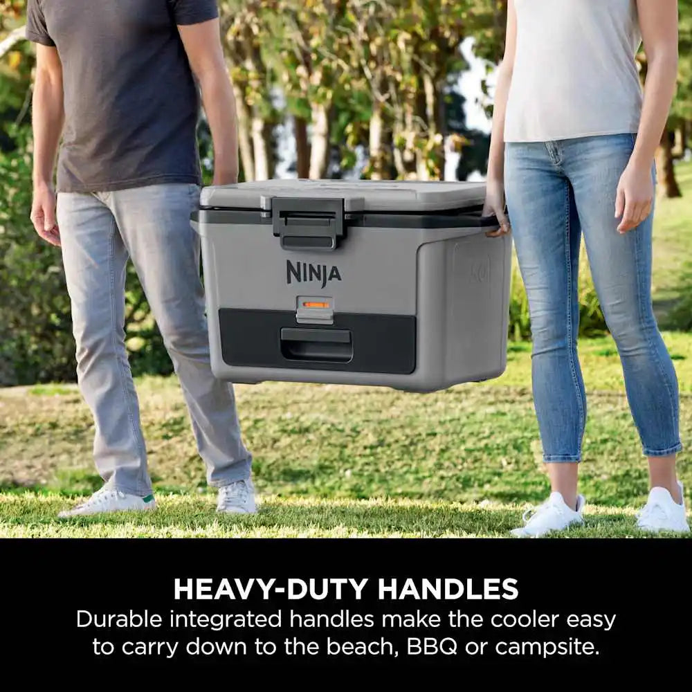 Ninja FrostVault 47L cooler FP151 outdoor ice box | صندوق تبريد نينجا فروست فولت 47 لتر للرحلات