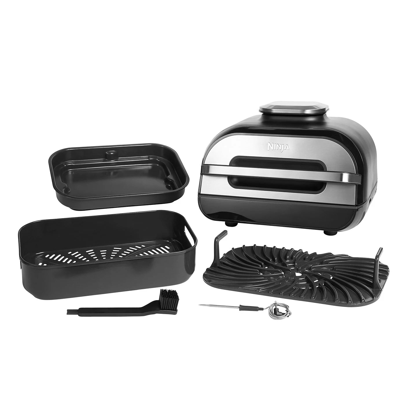 Ninja Foodi Max Health Grill &amp; Air Fryer شواية نينجا ماكس الصحية ومقلاة الهواء AG551UK