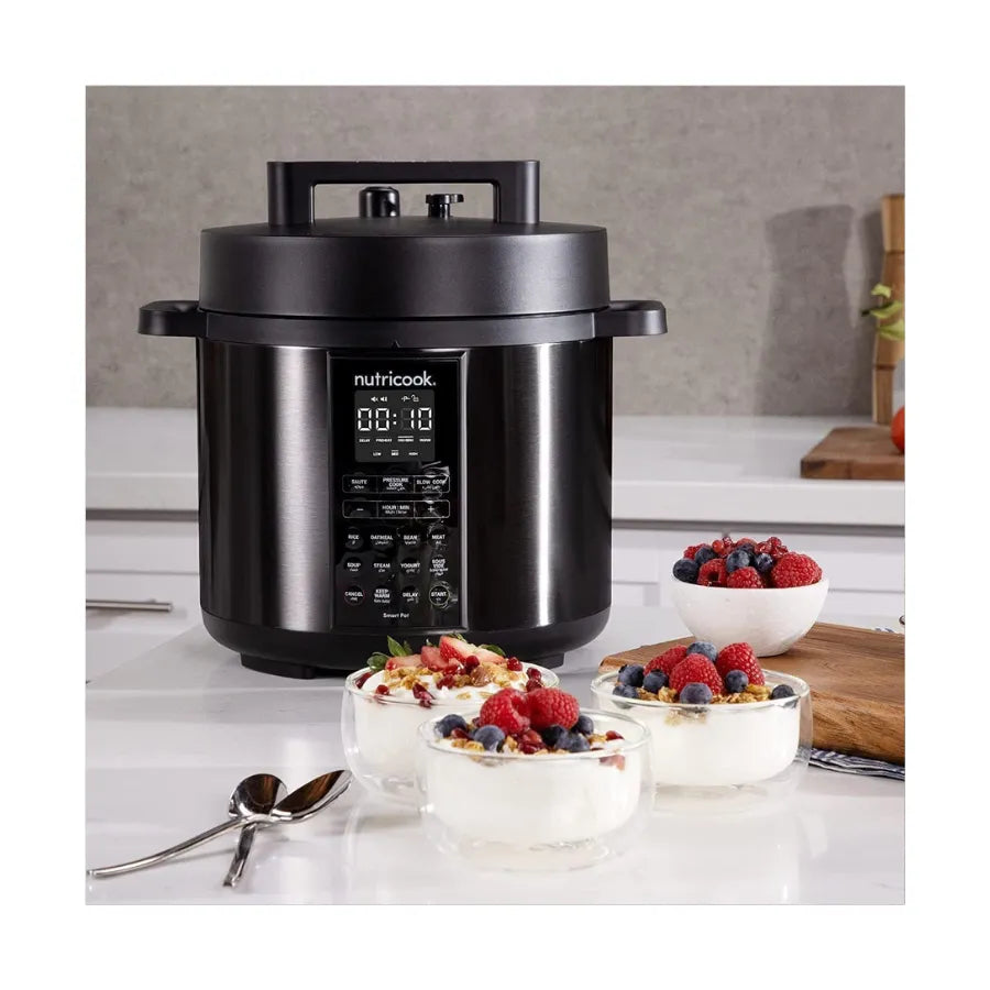 Nutricook SmartPot 2 Electric Pressure Cooker 8L 1200W Model NC-SP208K Black