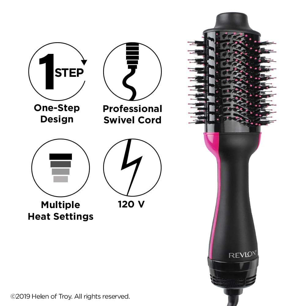 One-Step Hair Dryer & Volumizer Hot Air Brush with Ionic Technology