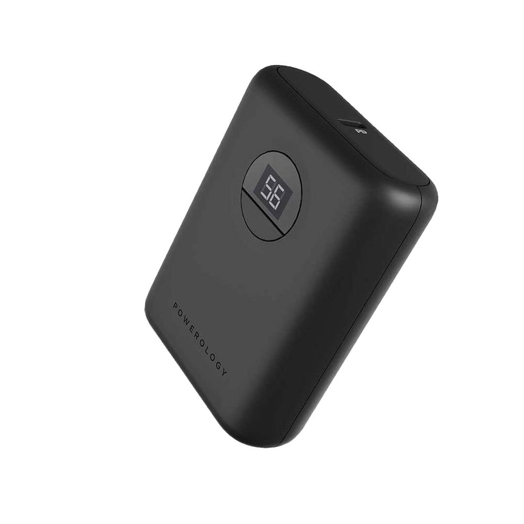 Powerology Ultra Compact Power Bank 10000mAh PD 20W Black PPBCHA04-BK