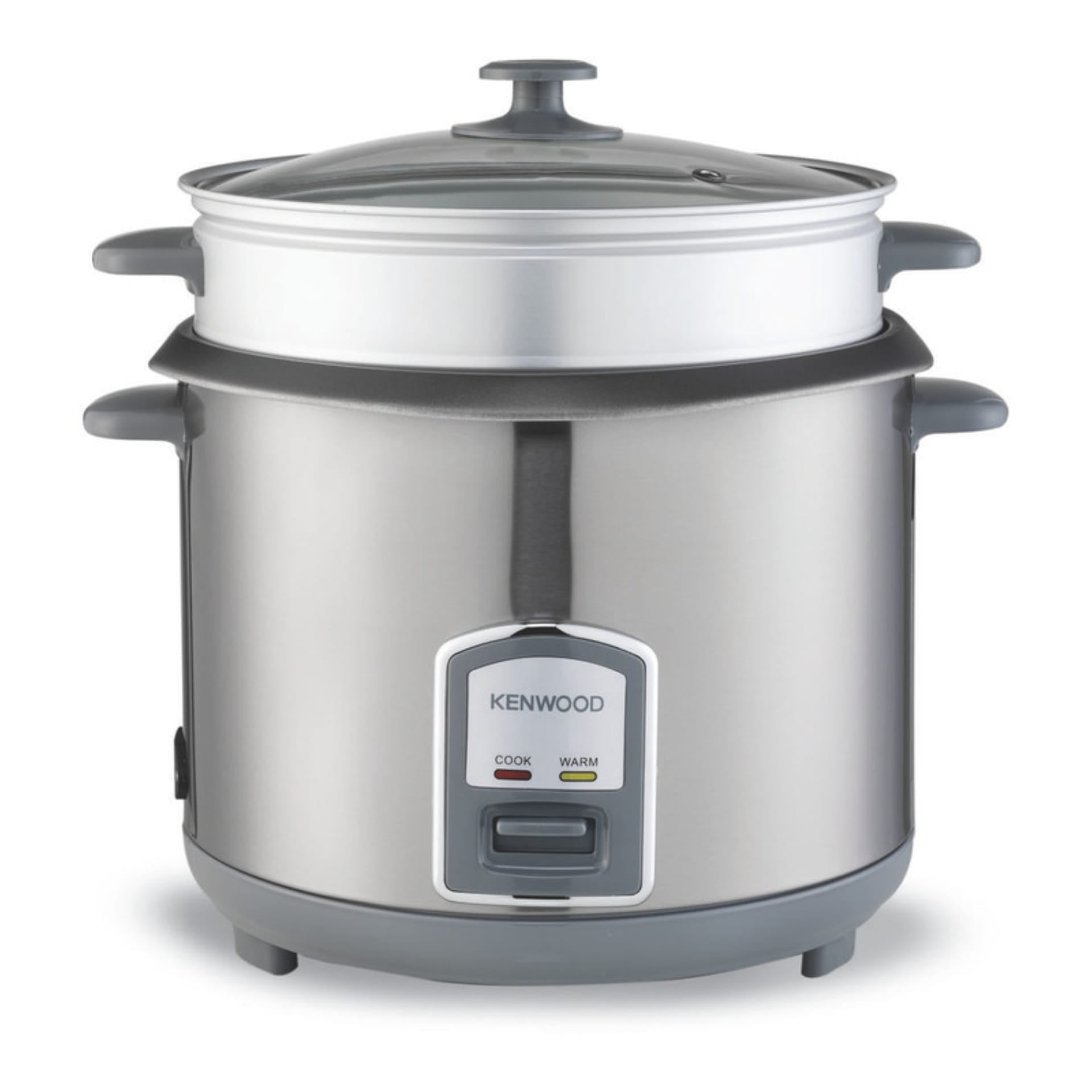 Kenwood 2-in-1 Rice Cooker with Steamer 2.8L RCM28.000SS
