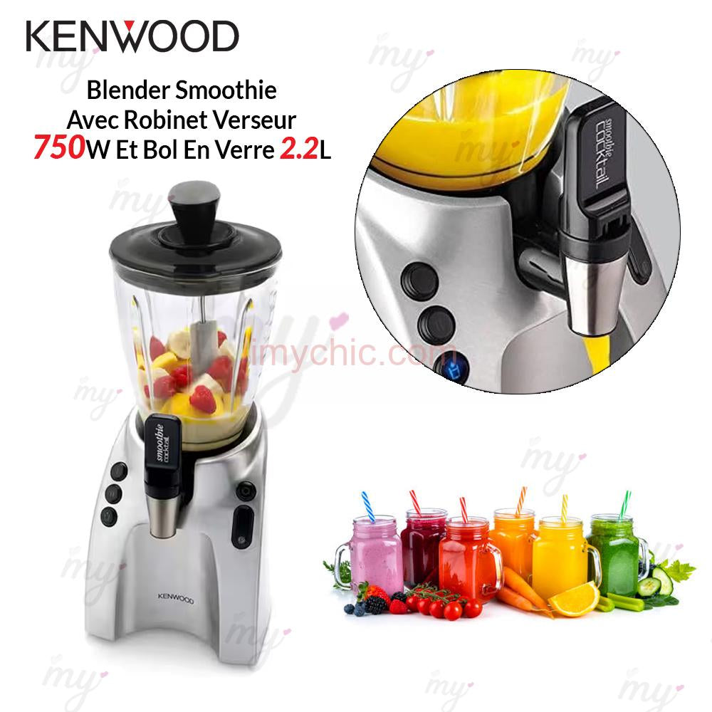 Kenwood Glass Blender with Dispensing Tap 750W SB327