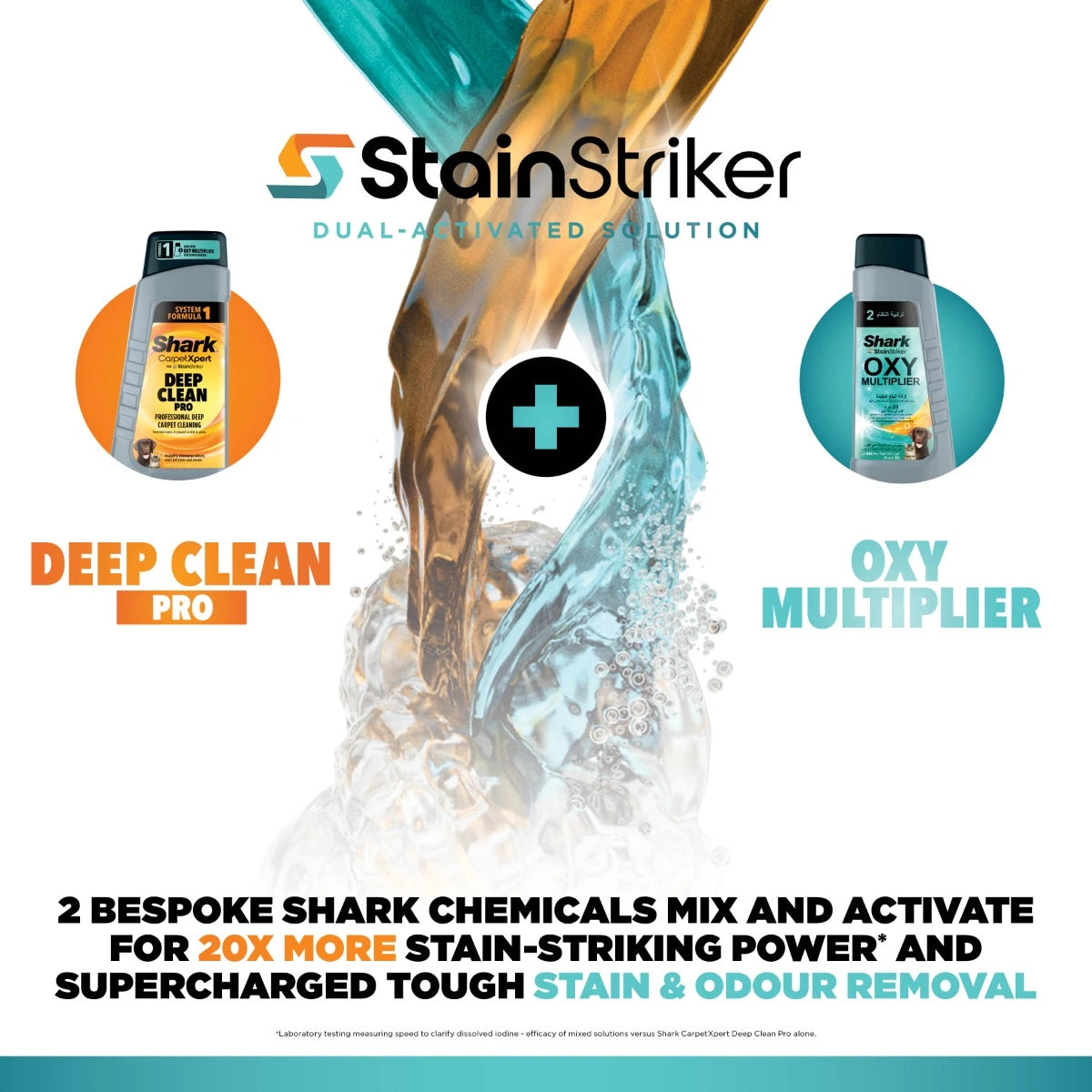 سائل إزالة البقع والروائح شارك Oxy Multiplier 946 مل XSKOXMLT200ME, Shark StainStriker Oxy Multiplier Formula 946ml XSKOXMLT200ME
