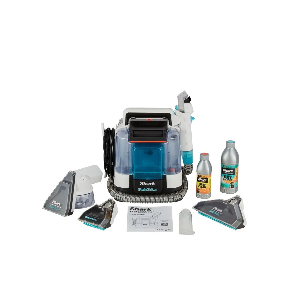 Shark StainStriker Spot Cleaner PX200MET | Portable Carpet | Upholstery Cleaner with Dual Formula, جهاز إزالة البقع شارك StainStriker PX200MET | منظف محمول للسجاد والمفروشات بتركيبة مزدوجة