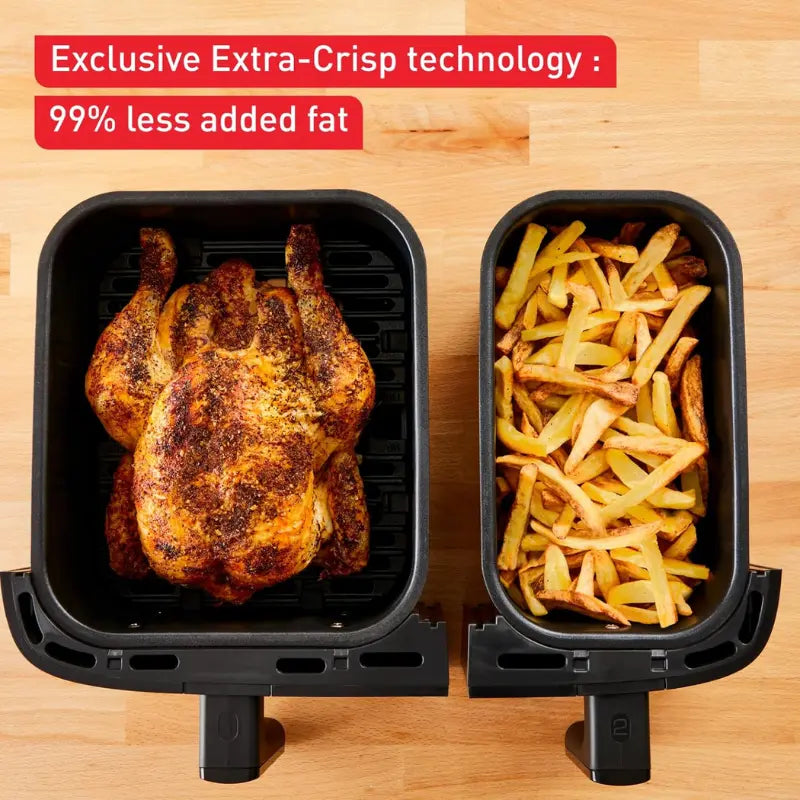 Tefal Dual Easy Fry & Grill Air Fryer 8.3L 2700W | EY905D40