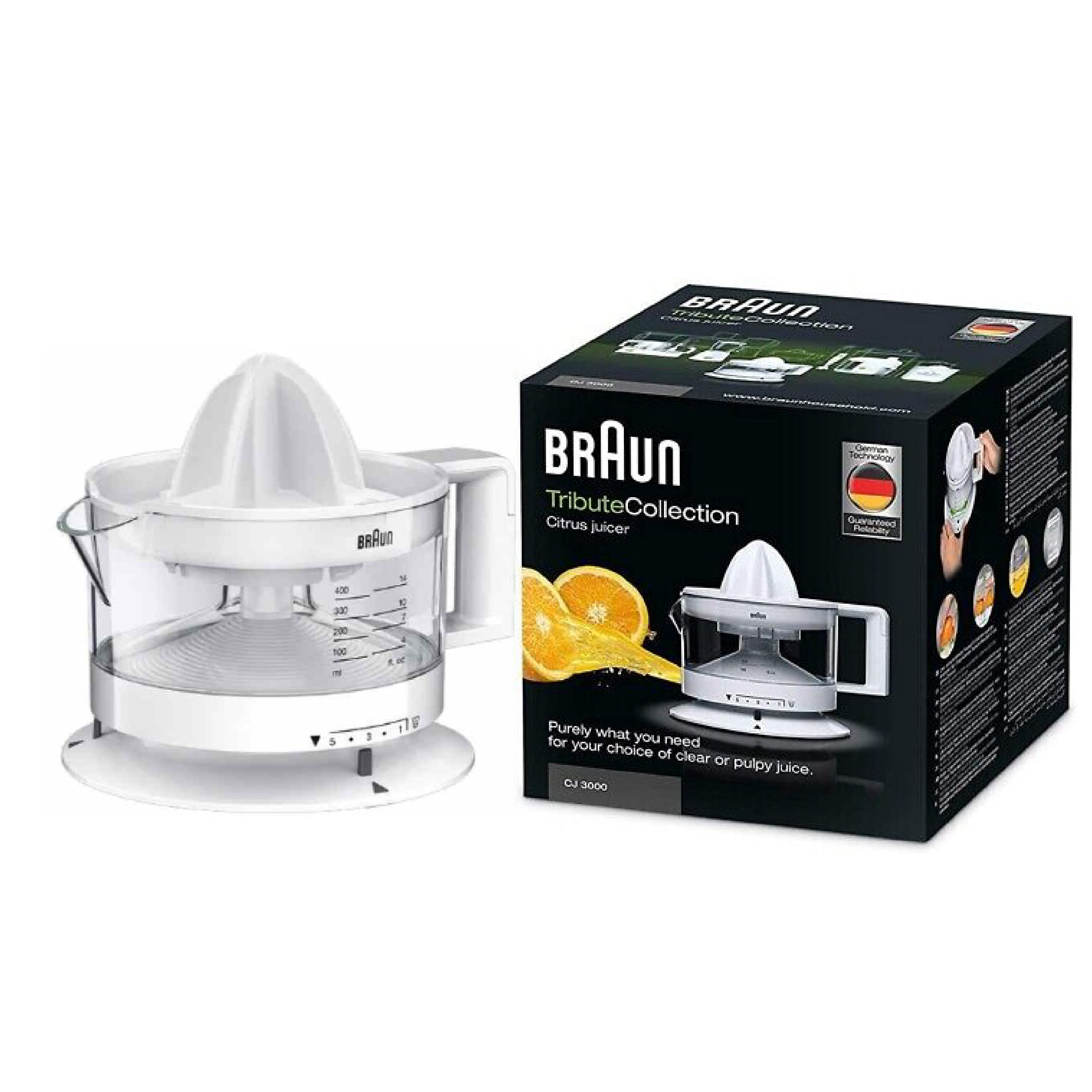 Braun CJ3000 Electric Citrus Press brandat.jo