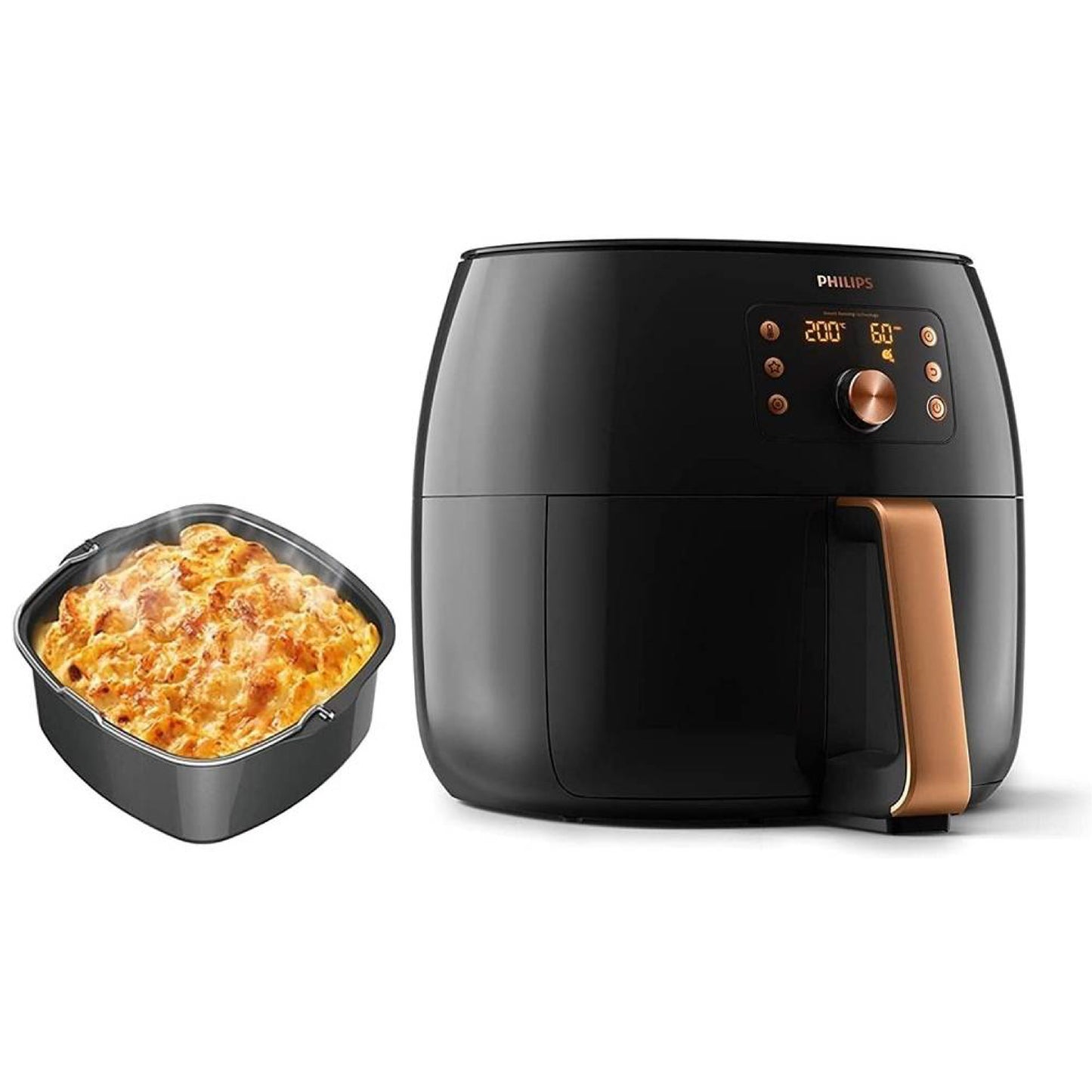 Philips XXL Smart Sensing, 7.3L HD9863قلاية هوائية فيليبس ديجيتال 2225 واط